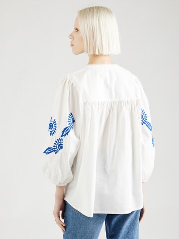 Lollys Laundry - Blusa 'Faith' en blanco