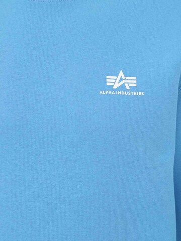 ALPHA INDUSTRIES Sweatshirt in Blau