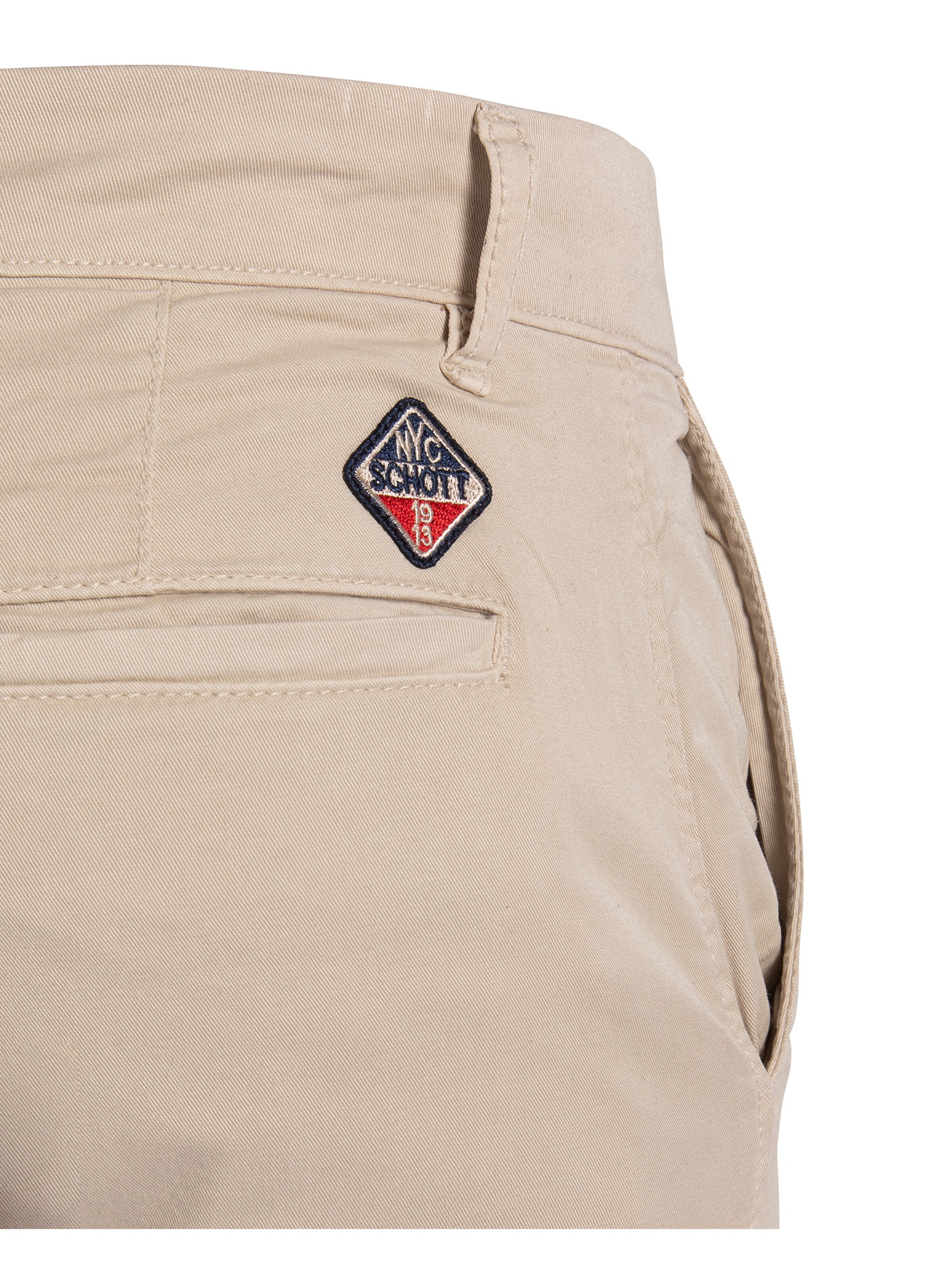 Regular Pantalon Schott NYC en beige