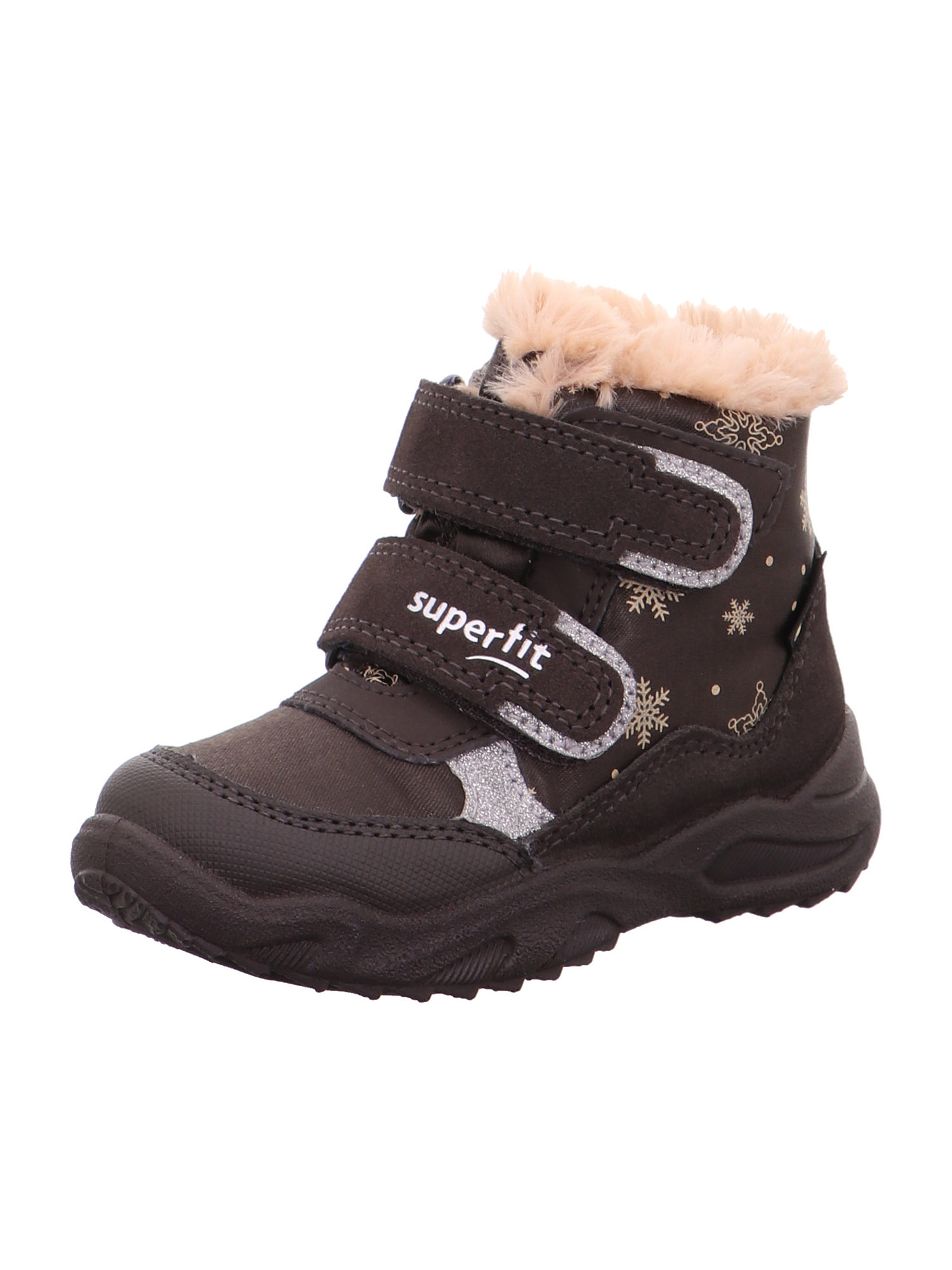 SUPERFIT Boots da neve Glacier in Marrone Scuro, Cappuccino 