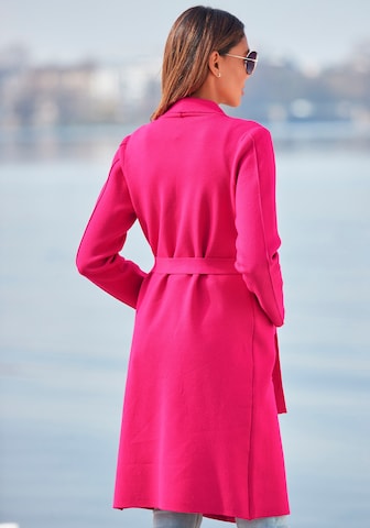 LASCANA Overgangsfrakke i pink