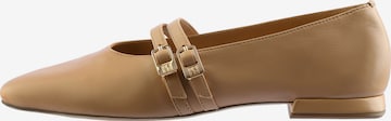 Högl Ballerinas ' MAY ' in Braun: Vorderseite