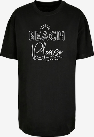 Merchcode Shirt 'Beach Please' in Black: front