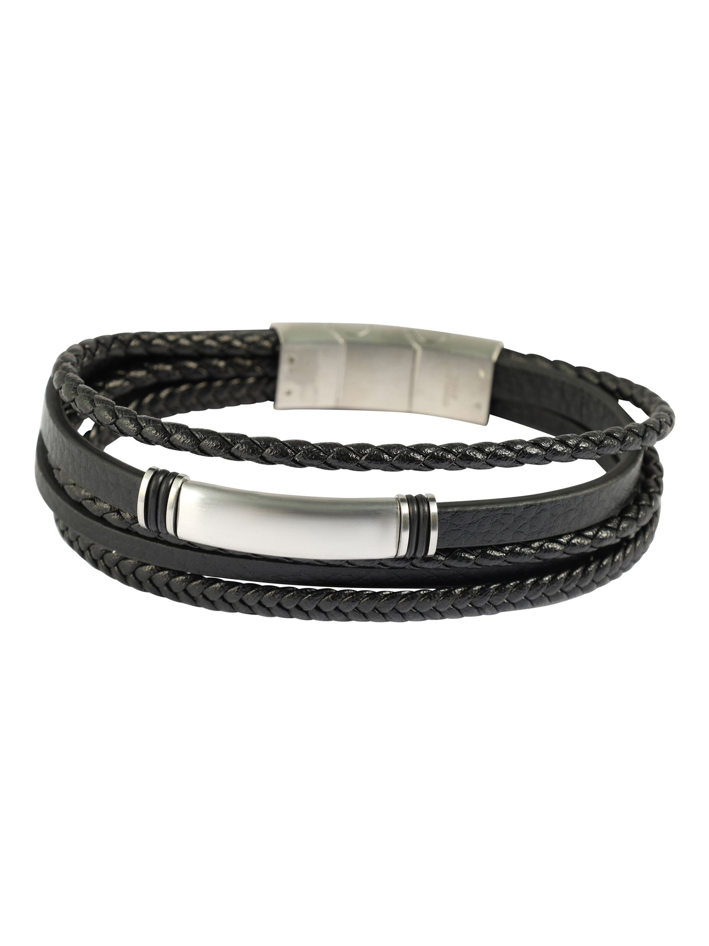 Akzent Bracelet 'Fausto, langlebig' in Black: front