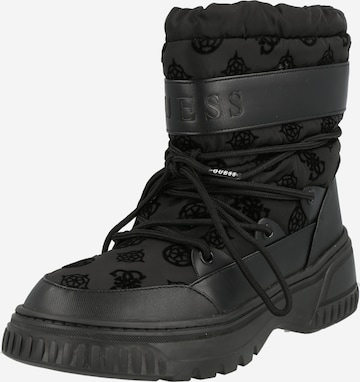 melns GUESS Sniega apavi 'Drera': no priekšpuses