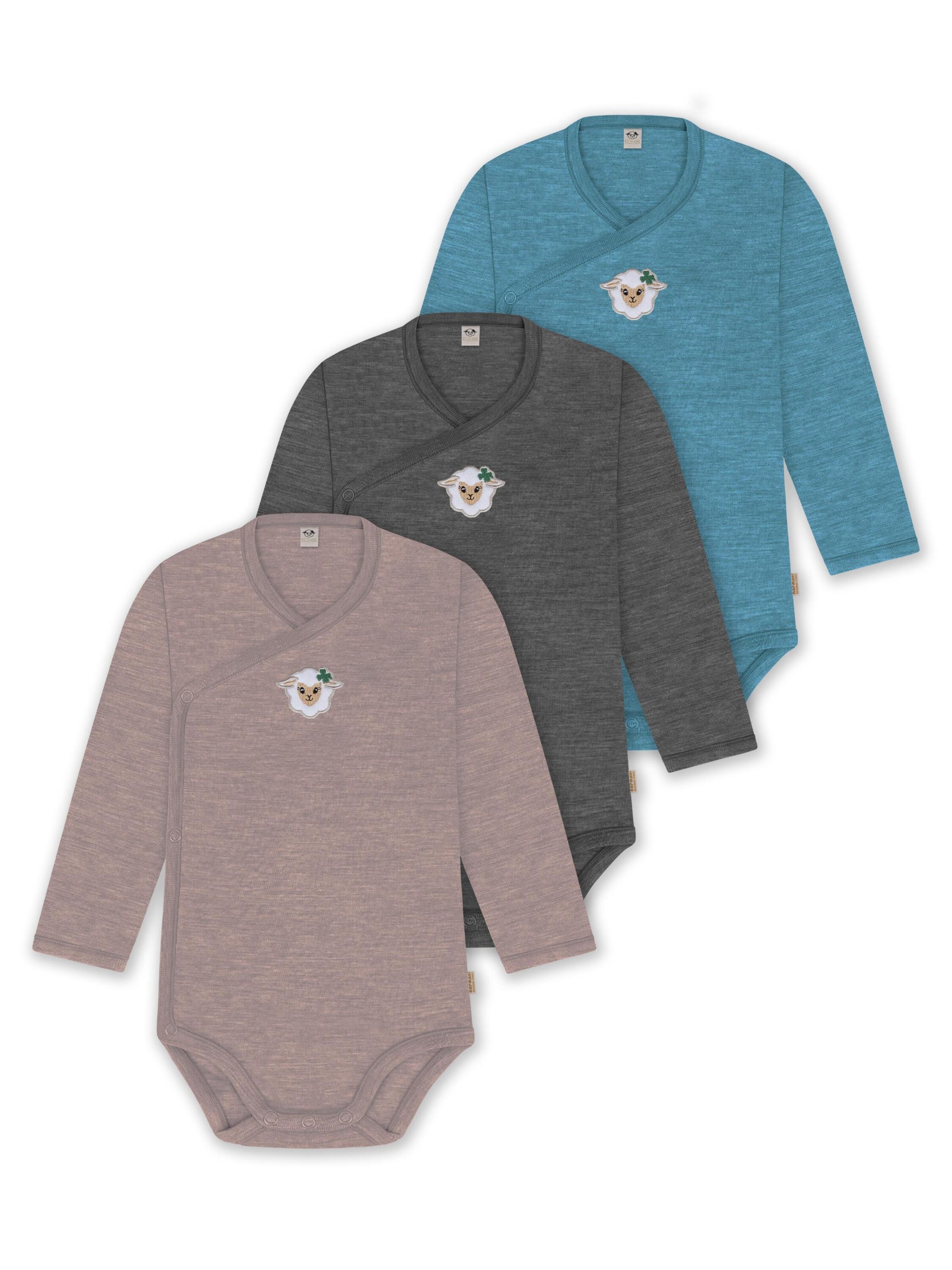 Barboteuse / body normani en bleu : devant