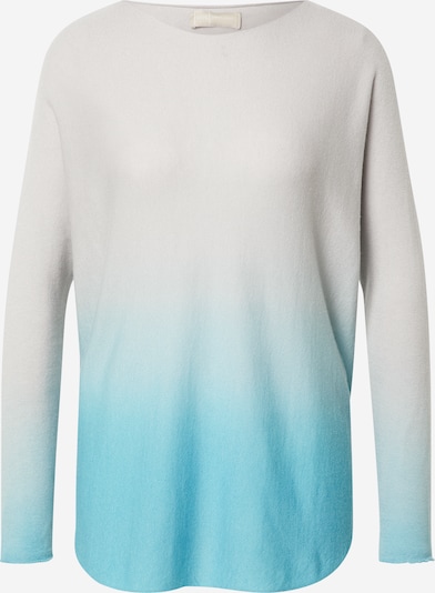 120% Lino Jersey en turquesa / offwhite, Vista del producto
