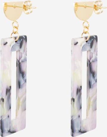 Boucles d'oreilles 'Akane' Fräulein Wunder en violet