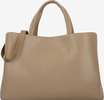 Borsa a mano di REPLAY in beige: frontale