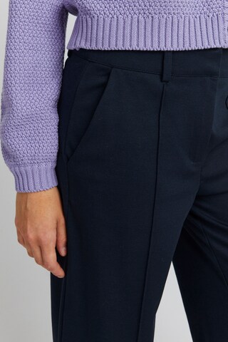 Wide leg Pantaloni con piega frontale 'IHKate' di ICHI in blu