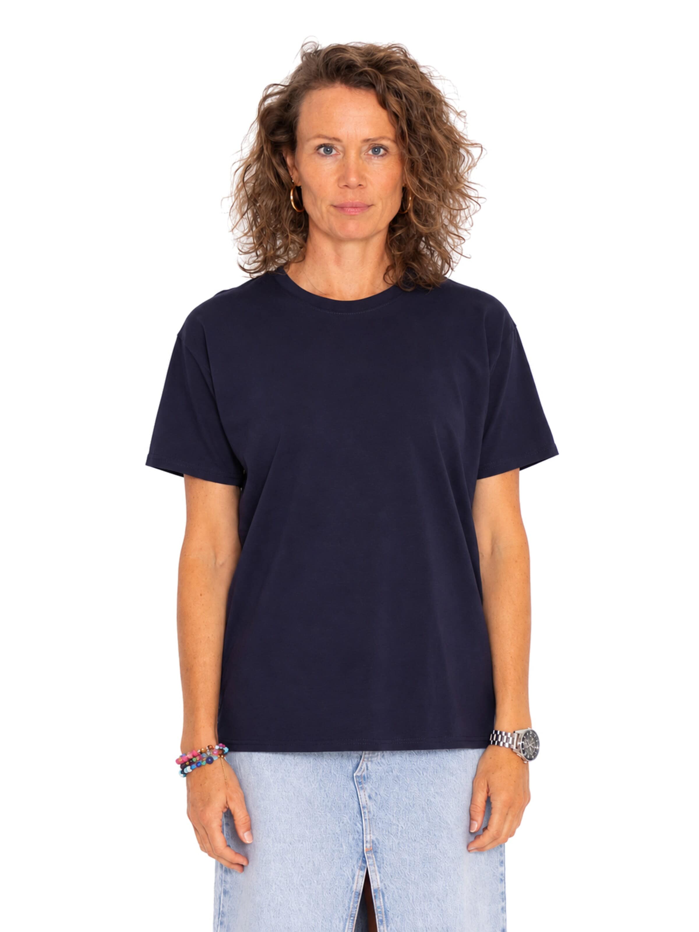 FRUIT OF THE LOOM Shirts 'T-shirt' i blå