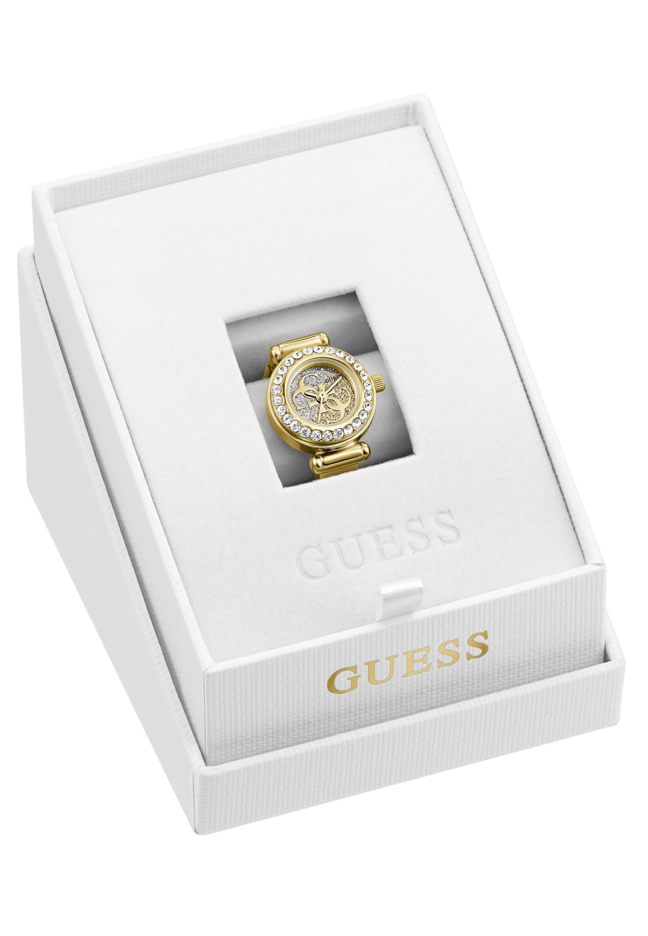 GUESS Analogt ur 'ANNA' i guld