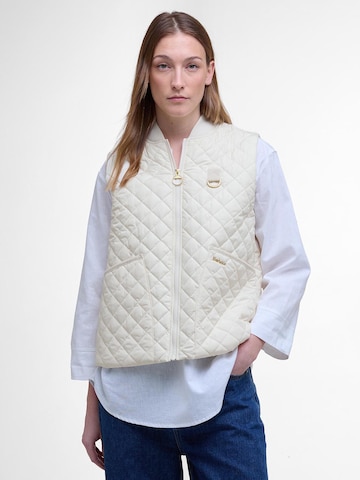 Barbour Vest 'Rosalie' in Beige: front