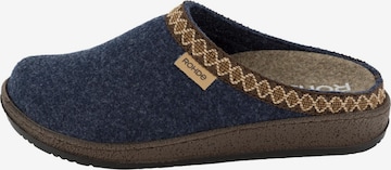ROHDE Clogs 'Novara-D' in Blau: Vorderseite