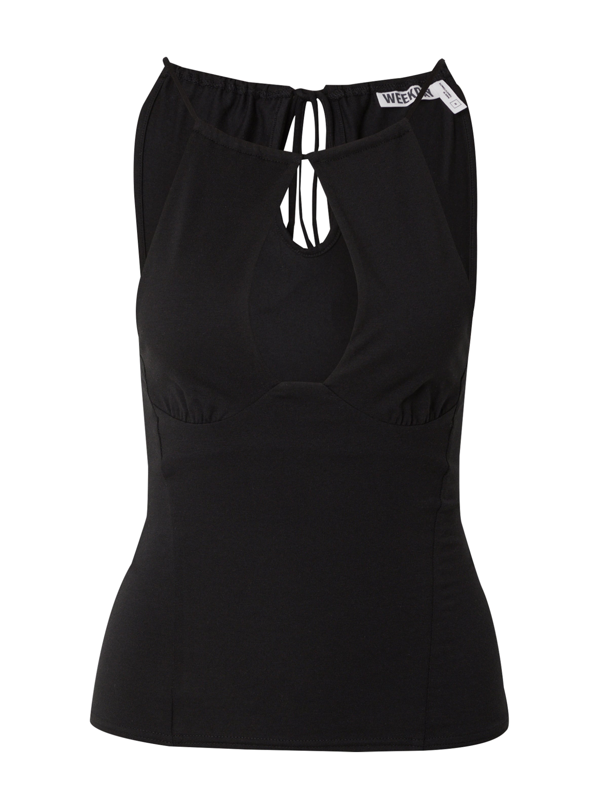 Haut 'Bree' WEEKDAY en noir : devant