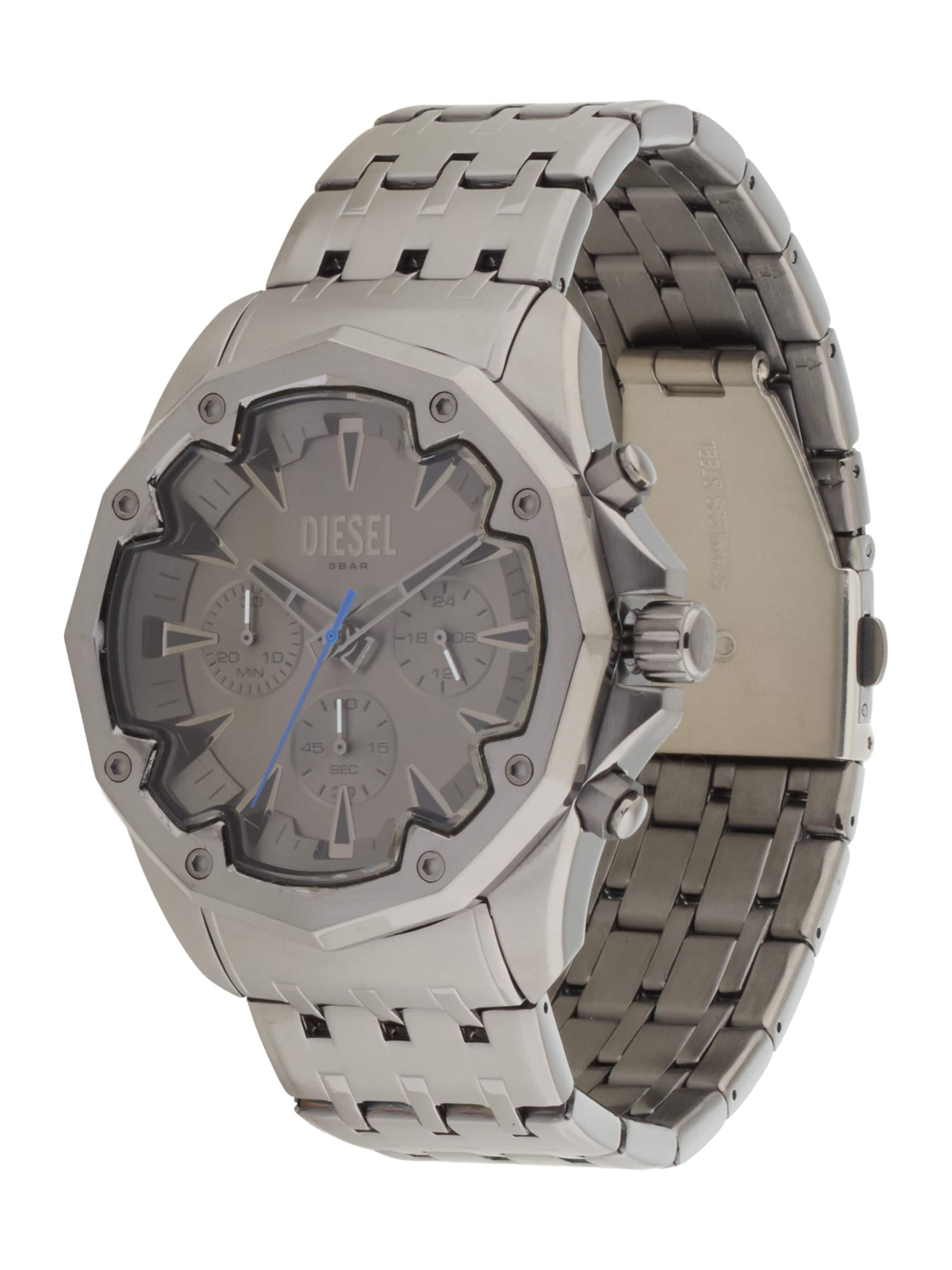 DIESEL Analóg órák 'STINGER' - szürke: elől