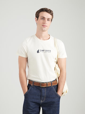 CAMP DAVID - Camiseta en beige