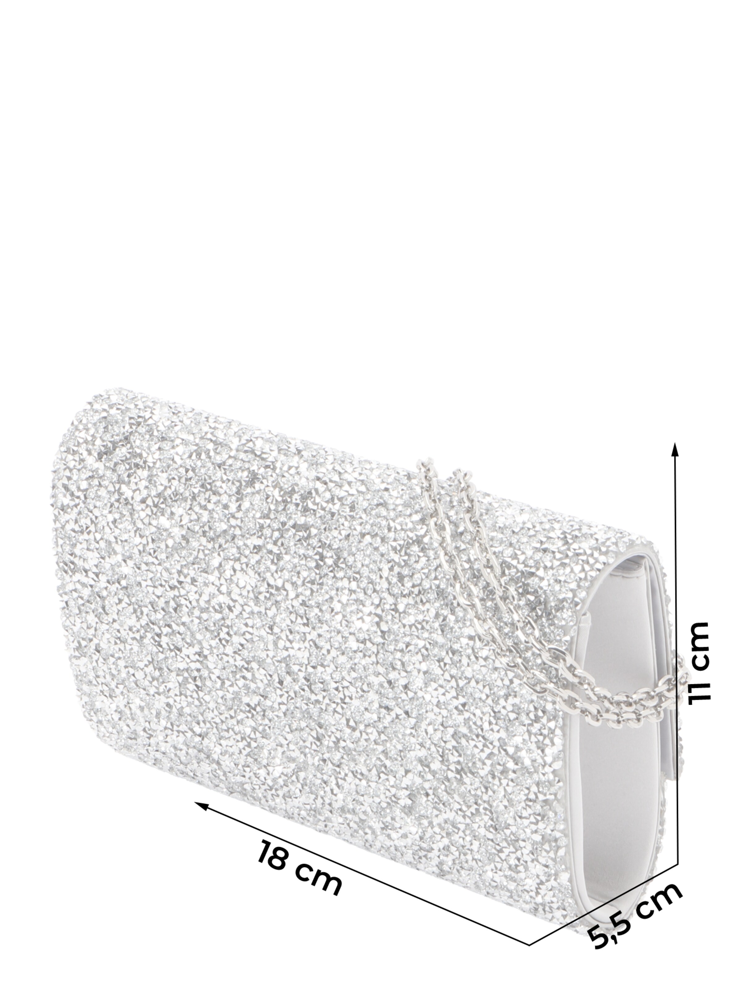 mascara - Bolso de noche en plata