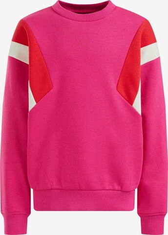WE Fashion Sweatshirt in Pink: front