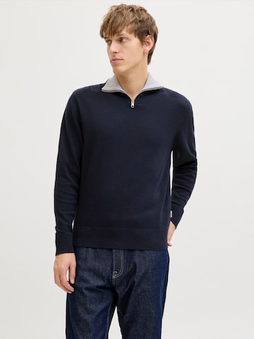 JJ Rebel Pulóver 'JREBBEATON' - kék: elől