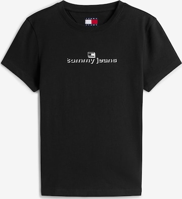 Tommy Jeans Tričko 'ESS' - Čierna: predná strana