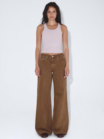 Dr. Denim Regular Jeans 'Rhue Wide' in Brown
