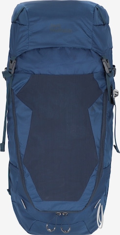 JACK WOLFSKIN Sports Backpack 'Crosstrail' in Blue: front