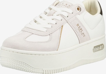 REPLAY Sneakers in White: front