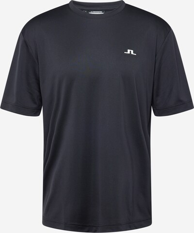 J.Lindeberg T-Shirt fonctionnel 'Ade' en noir / blanc cassé, Vue avec produit