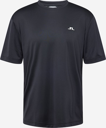 J.Lindeberg - Camiseta funcional 'Ade' en negro: frente