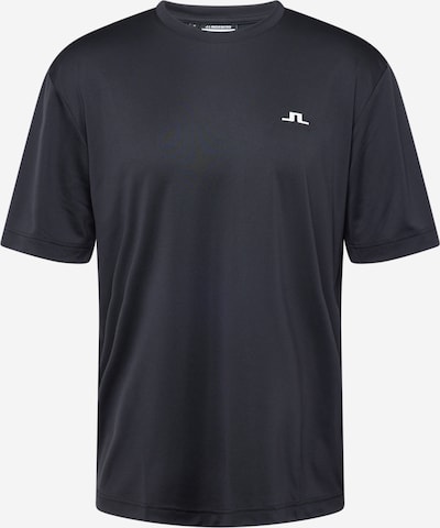 J.Lindeberg Sportshirt  'Ade' in schwarz / offwhite, Produktansicht