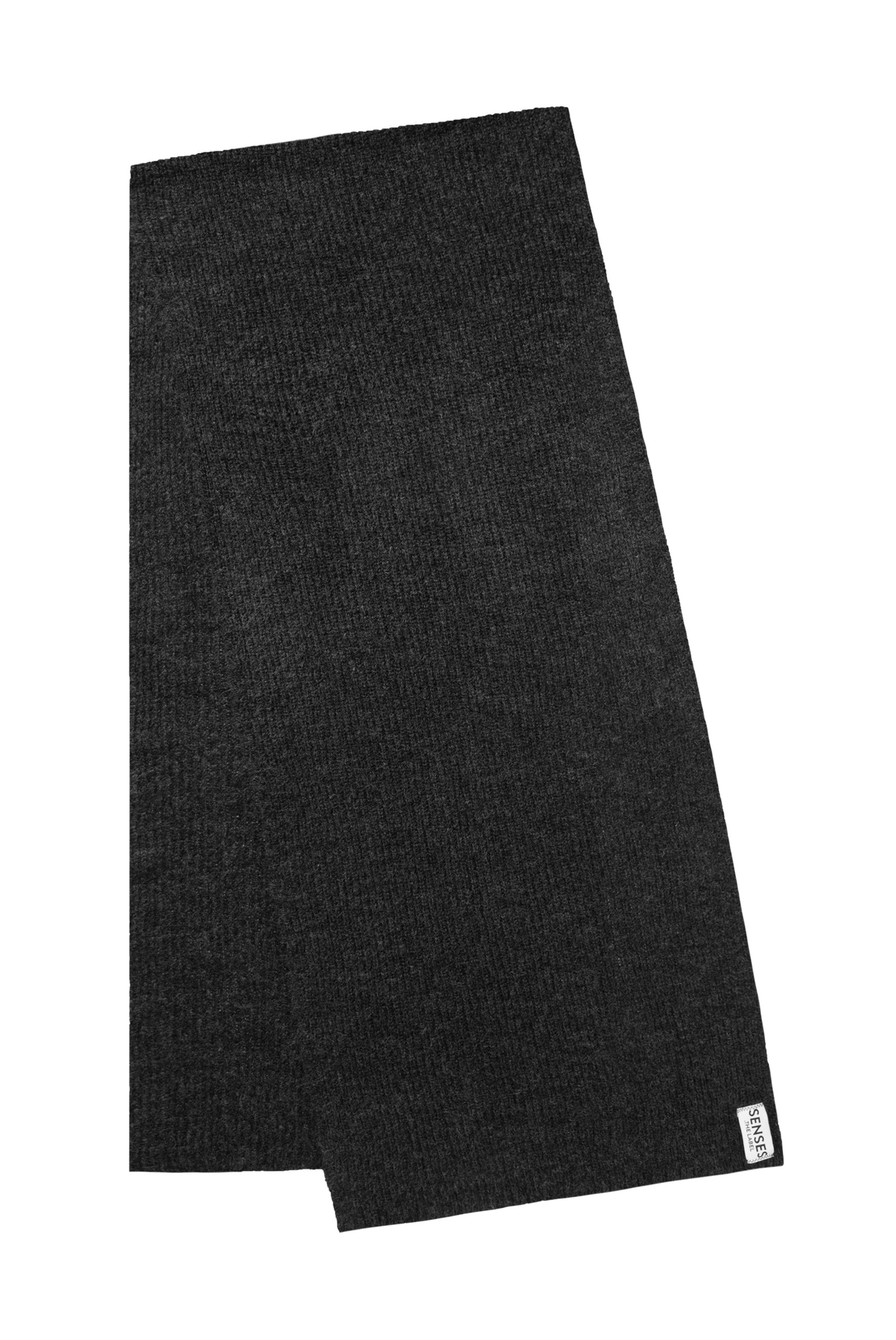 SENSES.THE LABEL Schal in Schwarz: Vorderseite