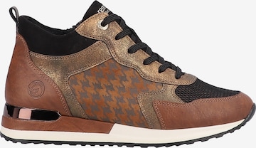 REMONTE High-Top Sneakers in Brown