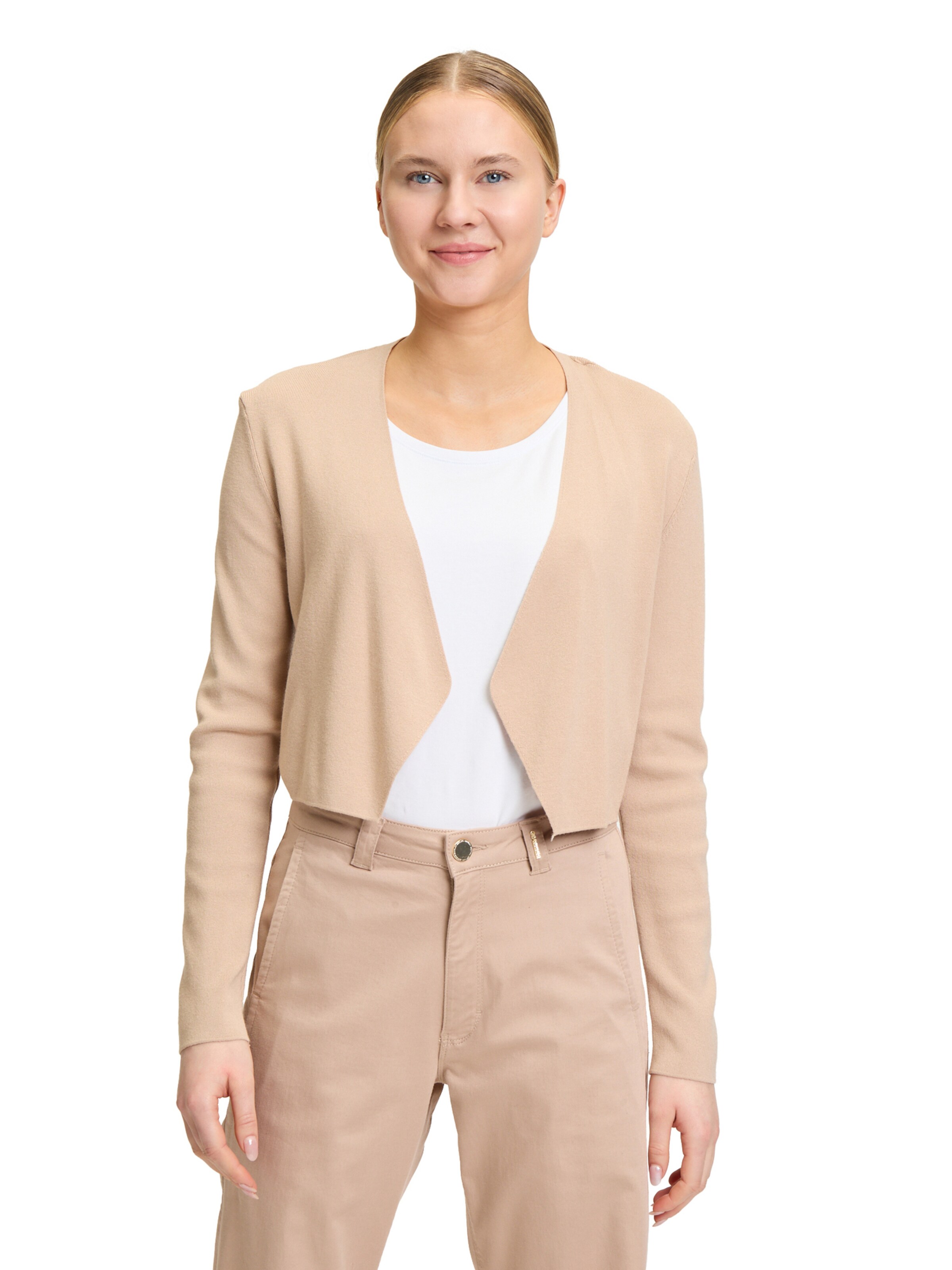 Cardigan Betty & Co en beige : devant