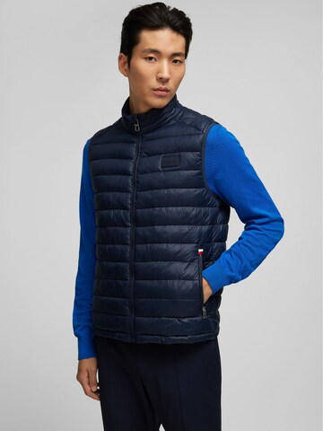 HECHTER PARIS Bodywarmer in Blauw: voorkant