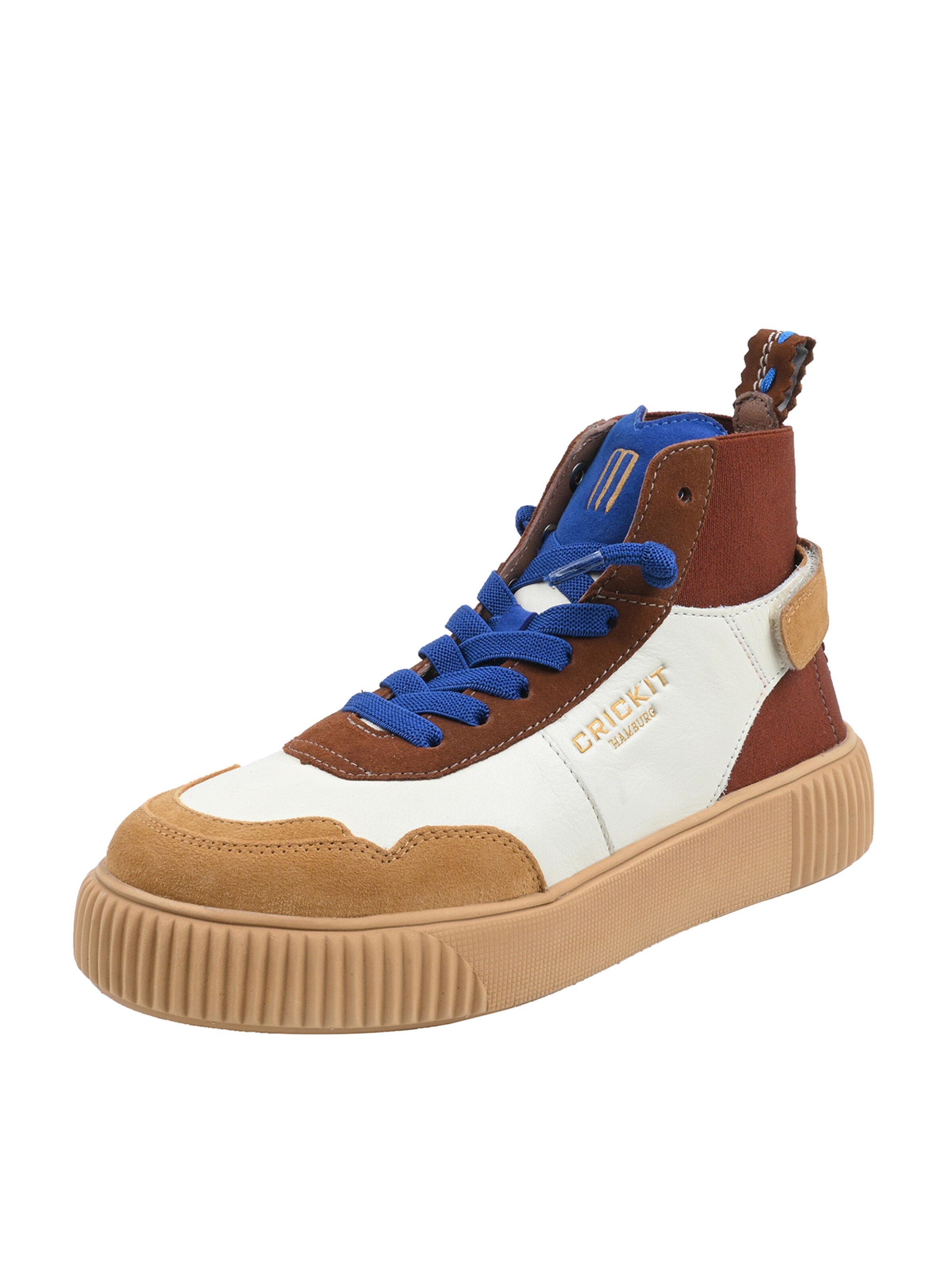 Crickit Sneakers hoog ' REBEKA ' in Bruin: voorkant