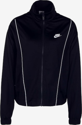 Nike Sportswear Trainingsanzug 'Essential' in Schwarz