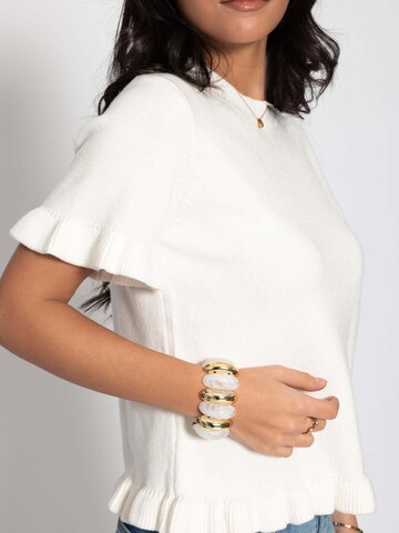 SASSYCLASSY Pullover‌‌‌‌‌‌‌ in Weiß