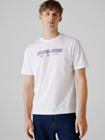 Maglietta di Red Bull Racing x Pepe Jeans in bianco: frontale