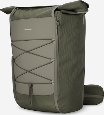 Kapten & Son - Mochila 'Banff' em verde: frente