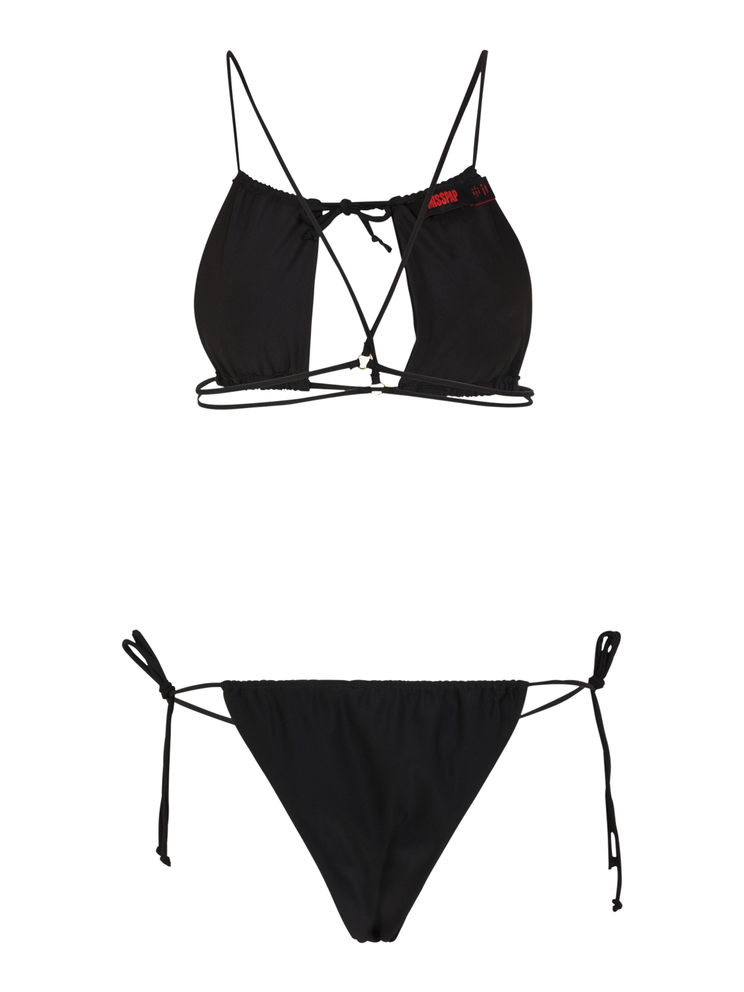 Misspap Треугольник Бикини в Черный