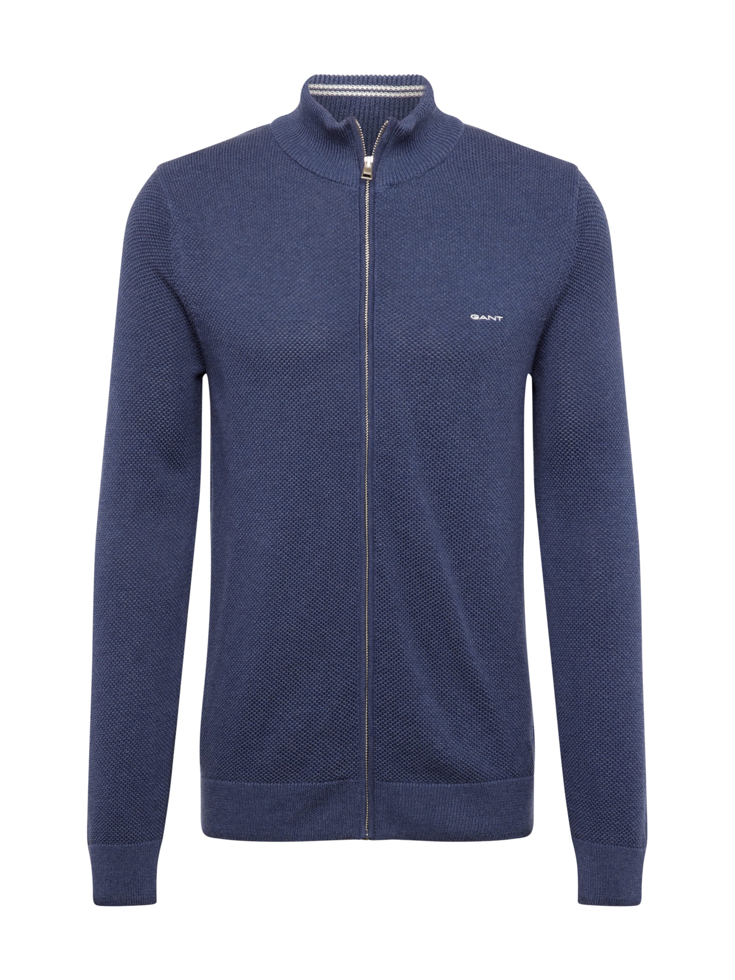 Vestes en maille GANT en bleu : devant