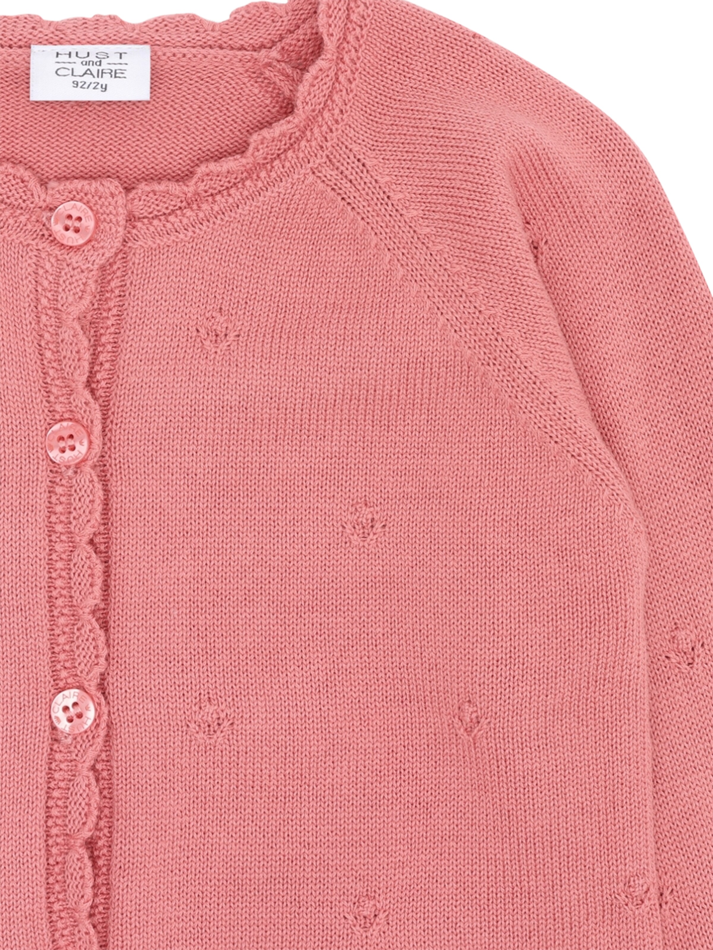 Hust & Claire Gebreid vest 'Cilja' in Roze