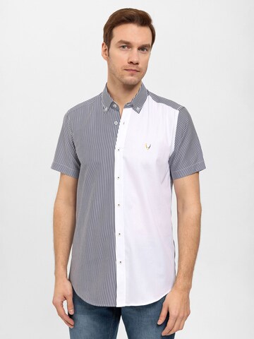 Regular fit Camicia di By Diess Collection in nero: frontale