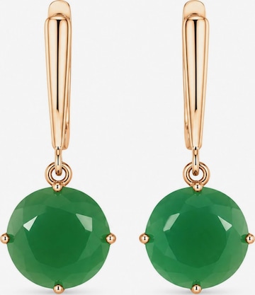 Secret Stones Earrings 'Passion' in Green: front