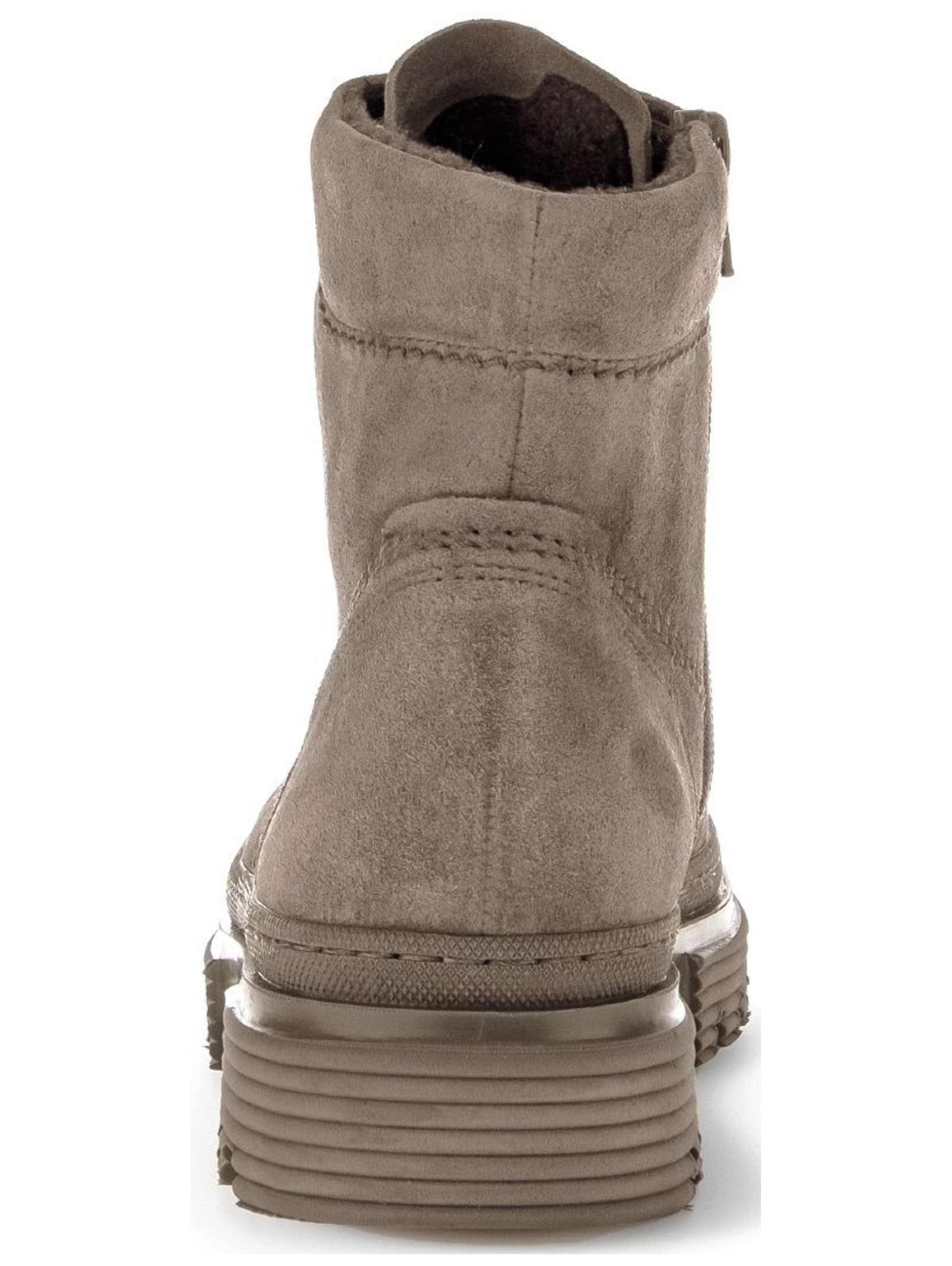 GABOR Lace-up bootie in Brown