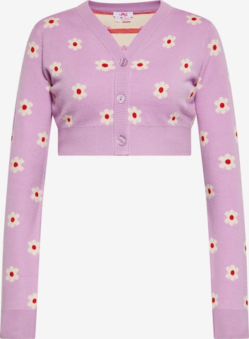 MYMO Gebreid vest in Lila: voorkant