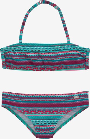 BUFFALO Bandeau Bikini in Blue: front