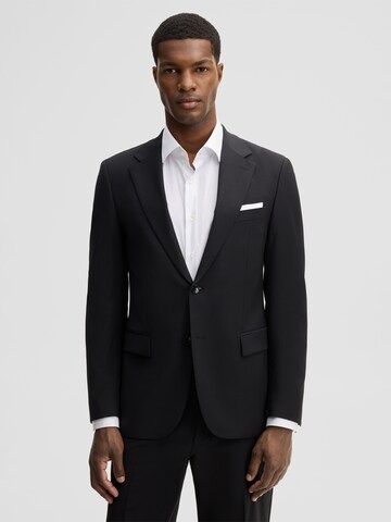 STRELLSON Slim fit Business-colbert 'Alzer5' in Zwart: voorkant