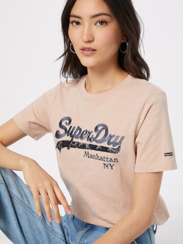 T-shirt Superdry en rose